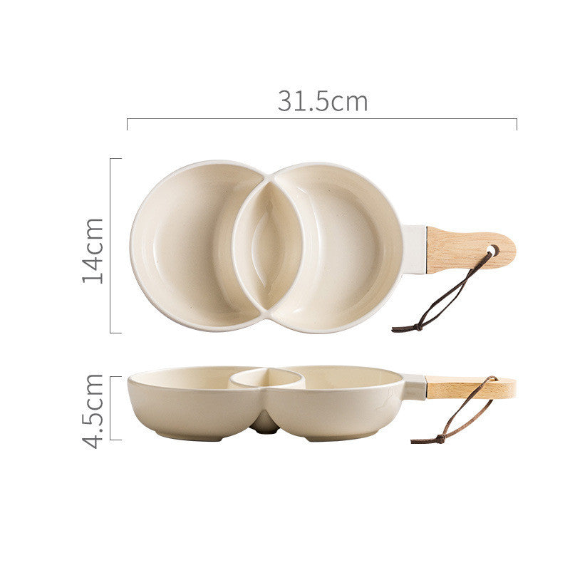 Piatto ceramica con griglia
