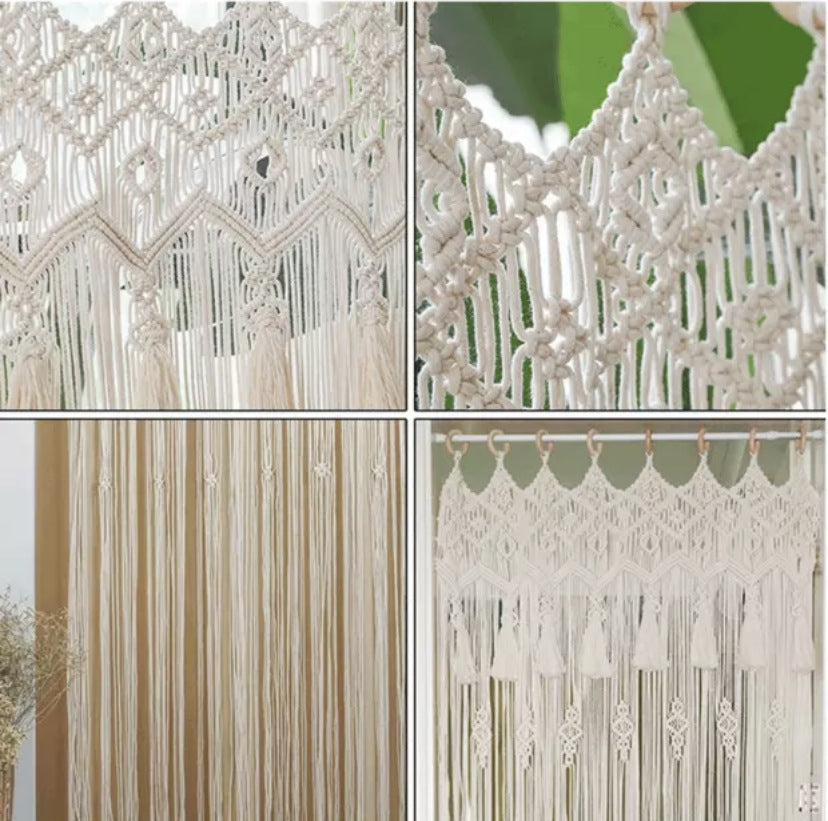 Tappeto tessuto a mano stile boho
