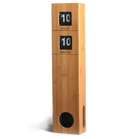 Orologio da parete Flip clock legno vintage