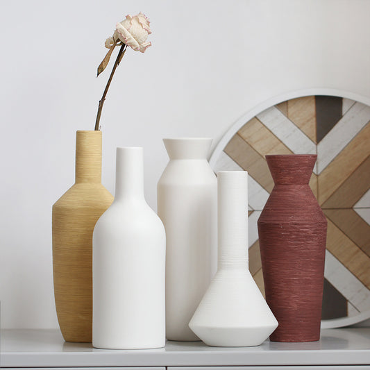 Vaso ceramica spazzolata