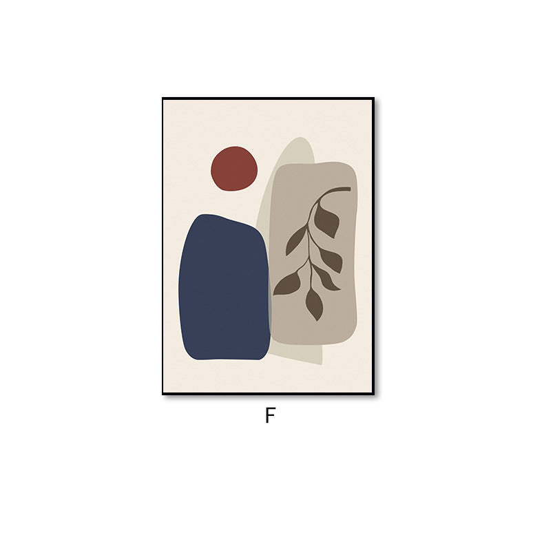 Quadro astratto foglie