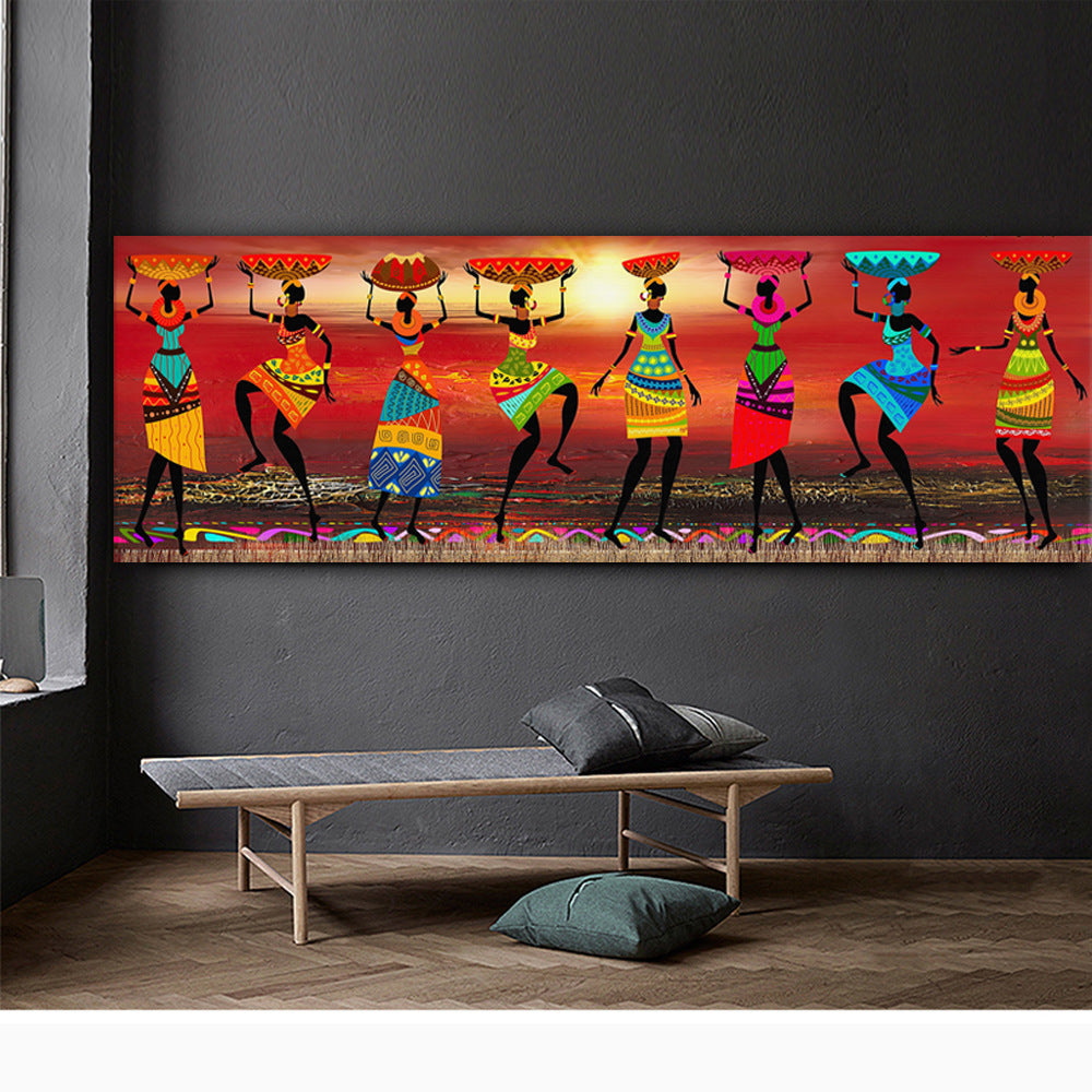 Quadro Donne Africane che Danzano
