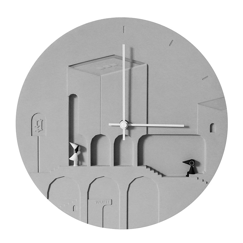 Orologio da parete Architettura blu