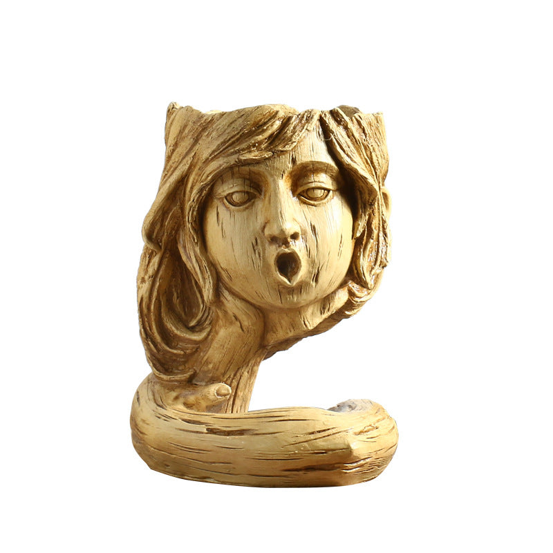 Vaso con figura umoristica