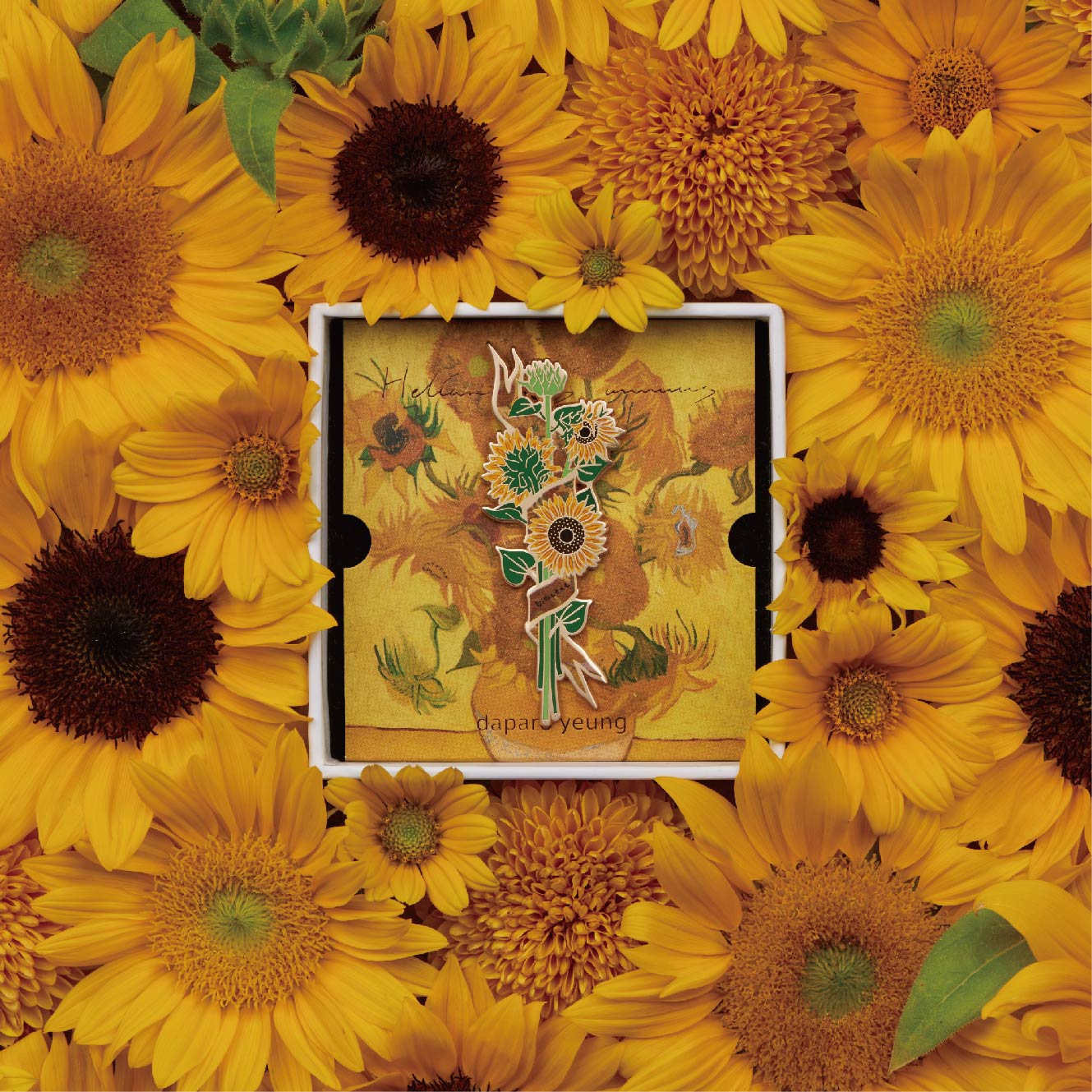 Spilla Girasole