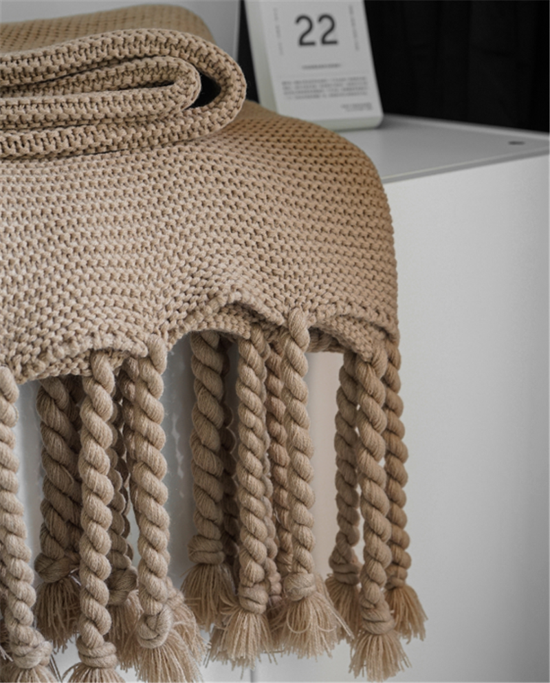 Coperta lana stile nordico