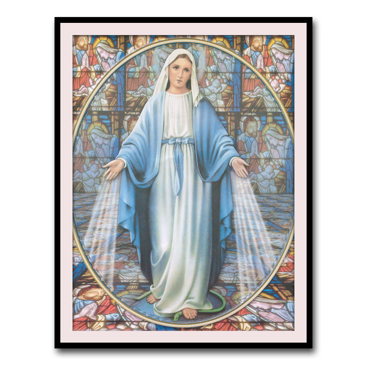 Ricamo punto croce Madonna