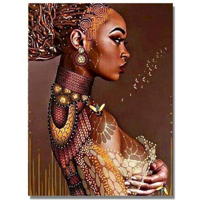 Kit ritratto donna africana