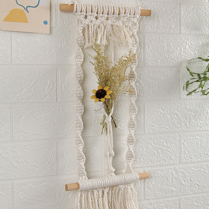 Arazzo con fiori secchi