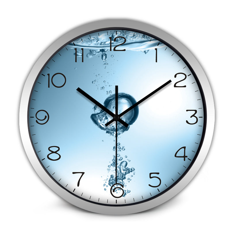 Orologio da parete Goccia acqua centro