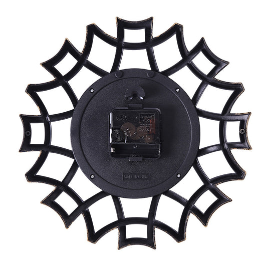Orologio da parete Stella ornamentale dorata