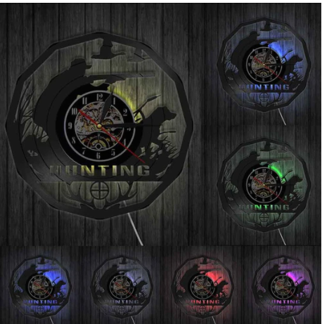Orologio da parete Luna acquerello pastello