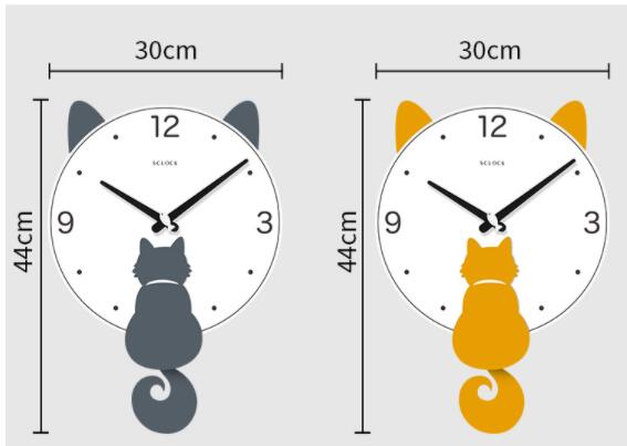 Orologio da parete Gatto pendolo