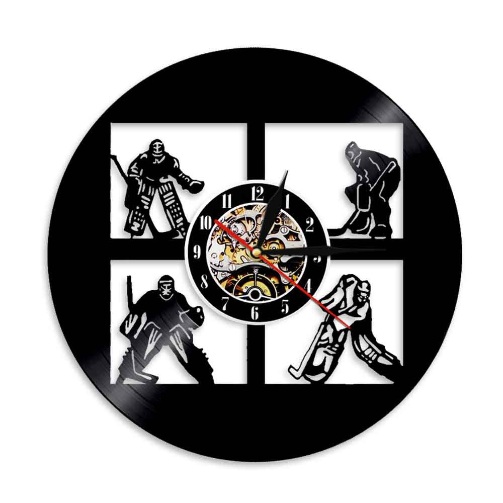 Orologio da parete Hockey vinile