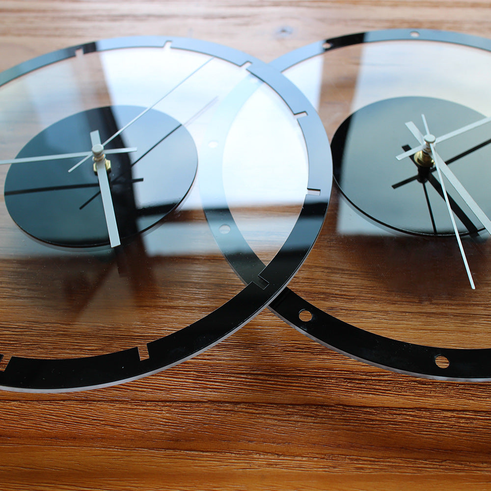Orologio da parete Silhouette edifici