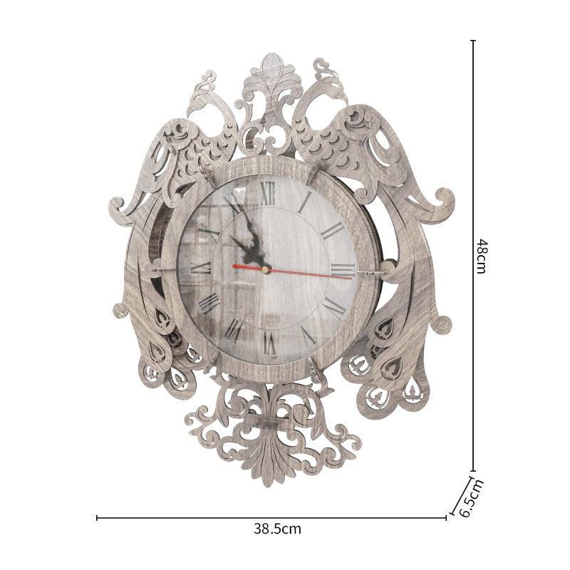 Orologio da parete Barocco intagliato legno