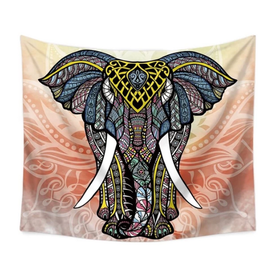 Arazzo Elefante in mosaico