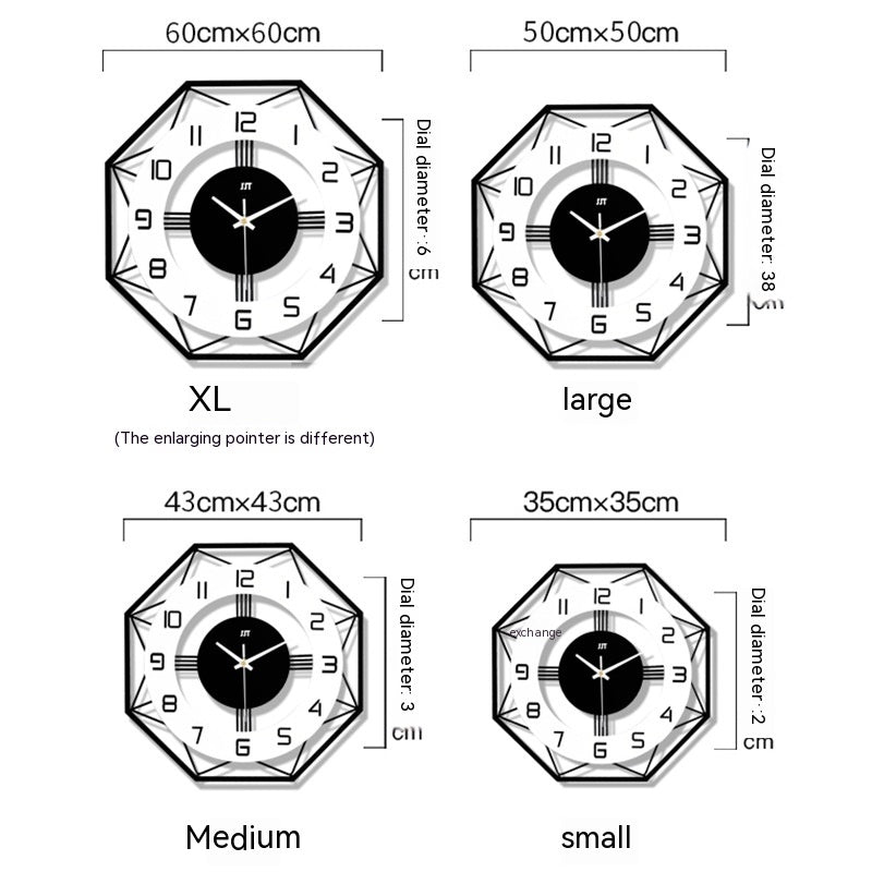 Orologio da parete Numeri romani scandinavo