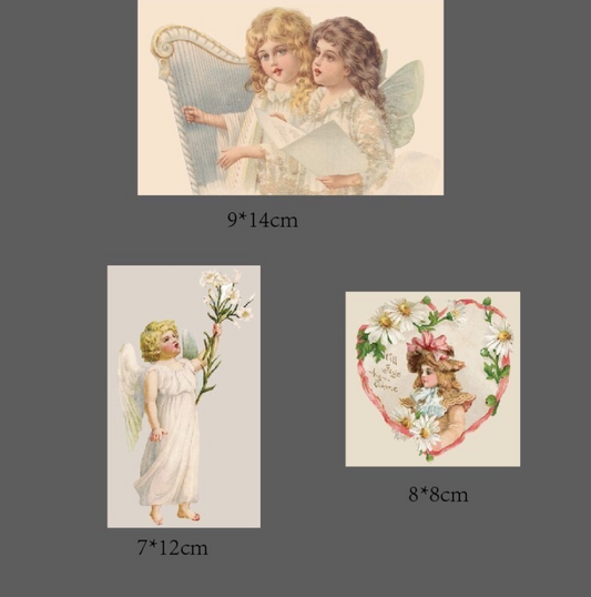 Poster Angeli putti vintage