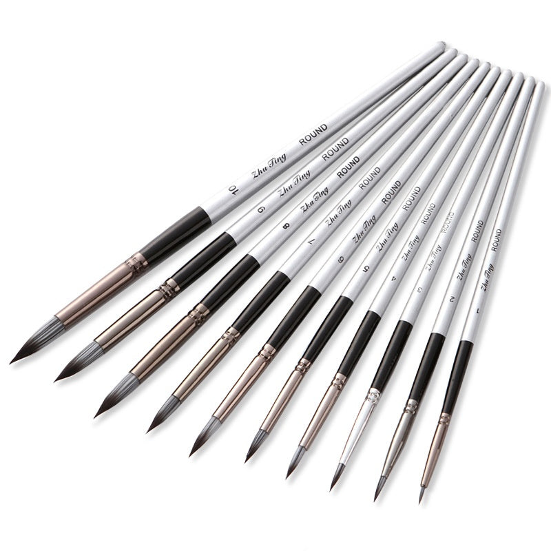 Spazzola capelli argento