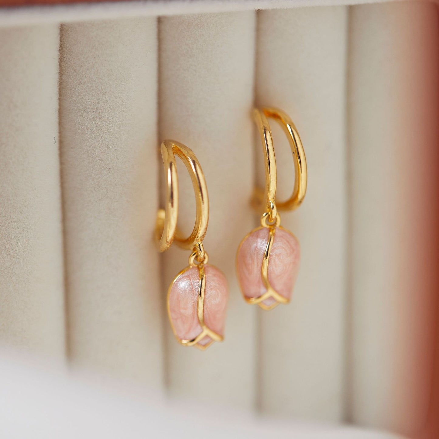 Orecchini clip fiori