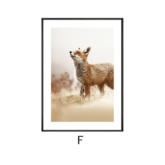 Quadro su tela Campo d'autunno
