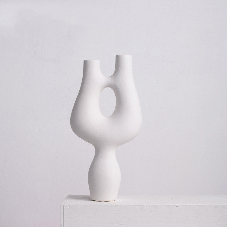 Scultura in ceramica astratta