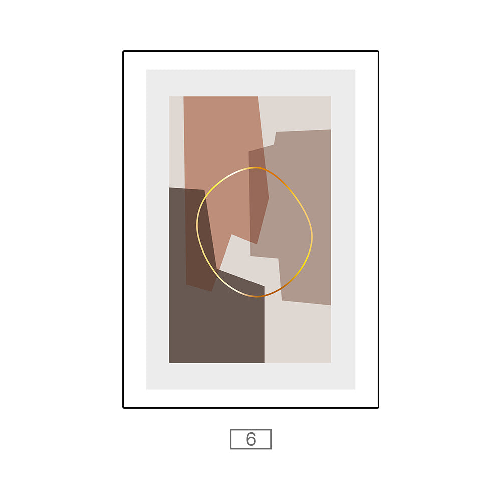 Quadro Astratto Geometrico Moderno