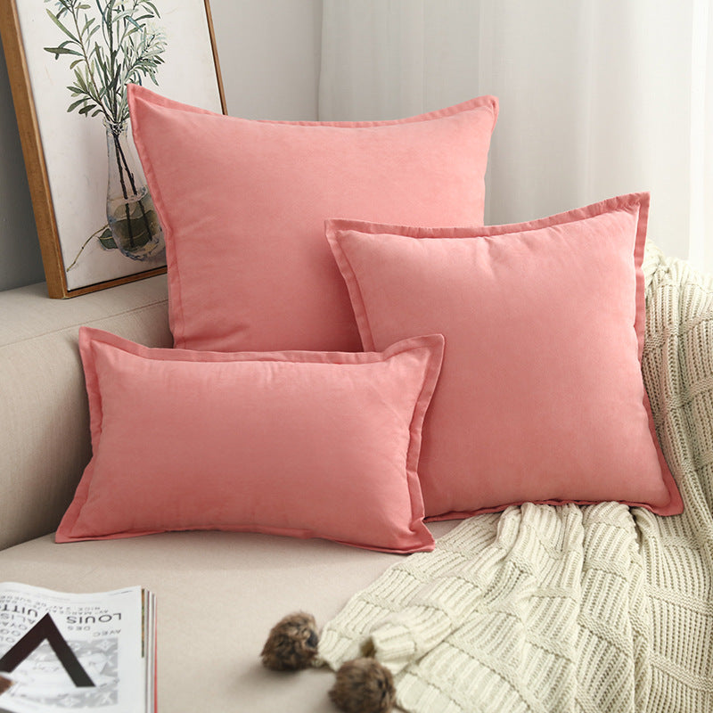 Cuscino con balza stile nordico