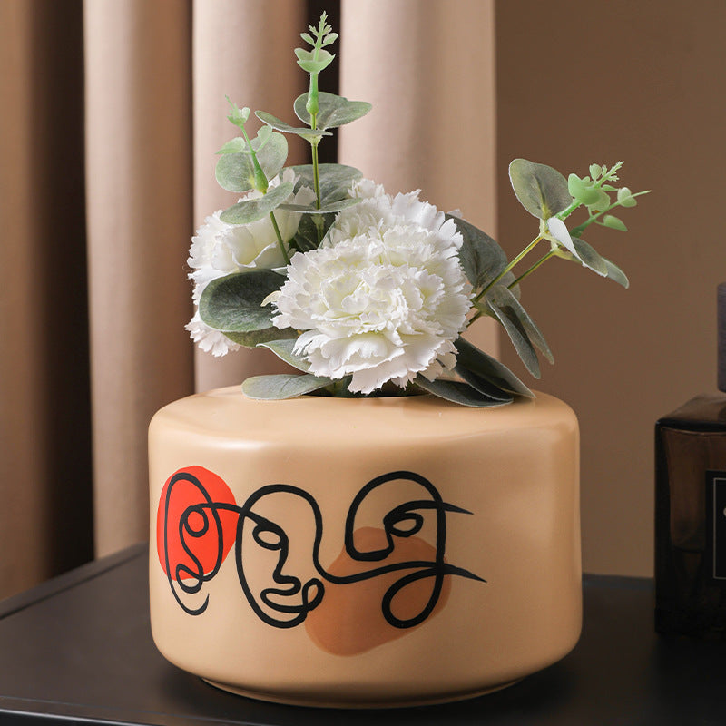 Vaso ceramica dipinto