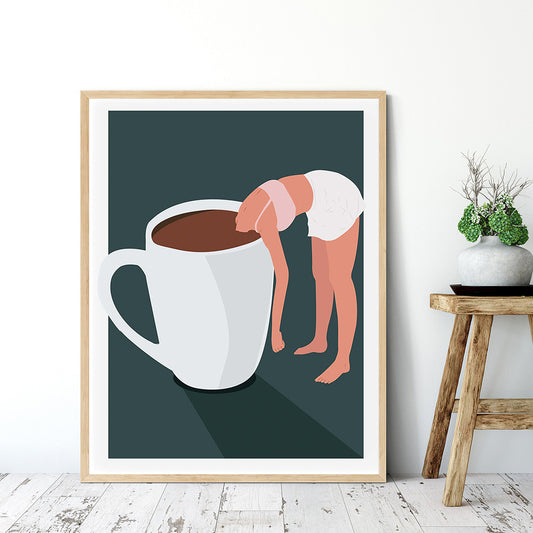 Quadro su tela Feci cartoon umoristiche