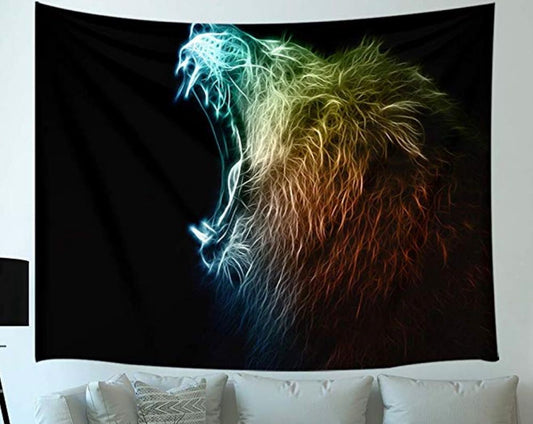 Tappeto da parete con animali