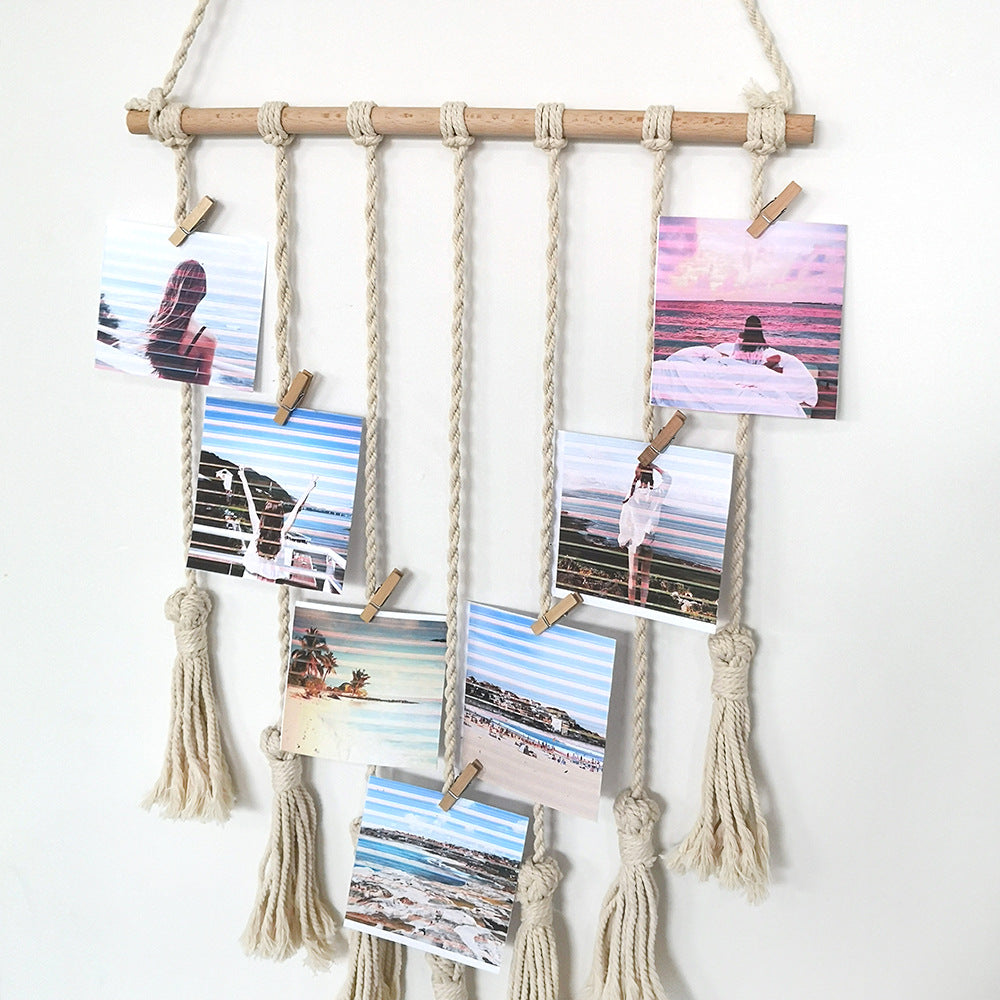 Tappezzeria con clip foto