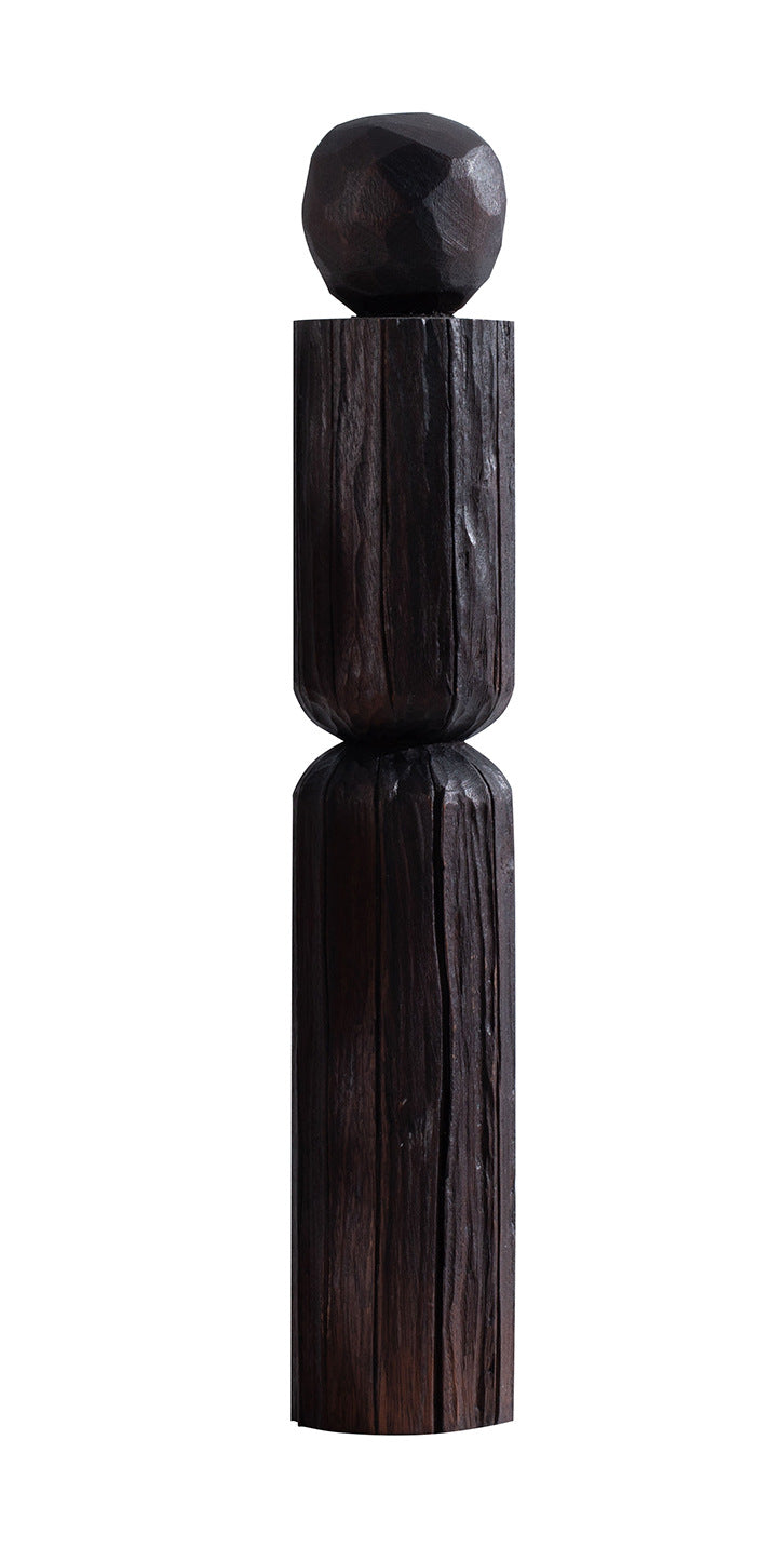 Scultura legno geometrica