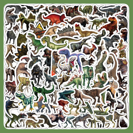 Adesivo murale Vari dinosauri preistorici