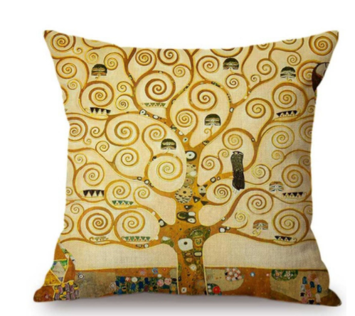 Cuscino stile pittura impressionista