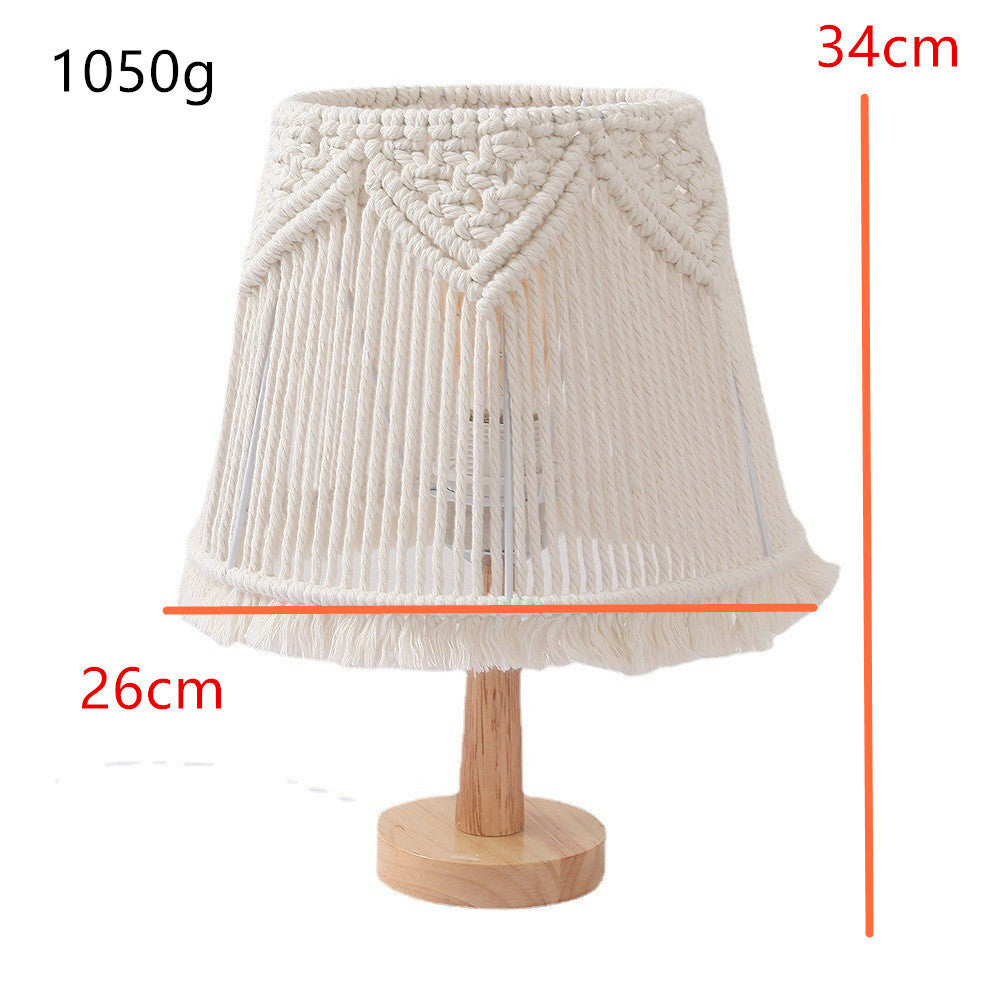 Lampada da comodino intrecciata