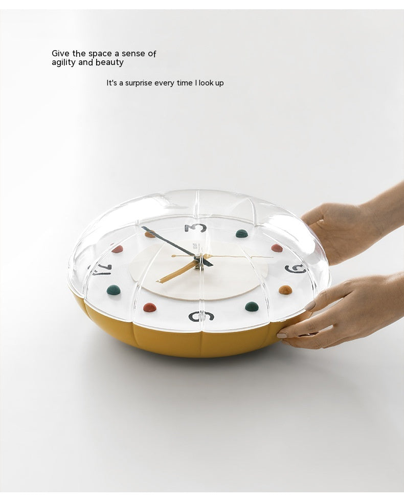 Orologio da parete Sagoma goccia rossa
