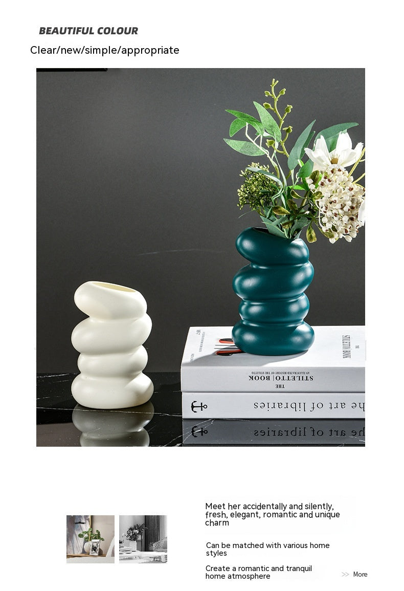 Vaso spirale in plastica