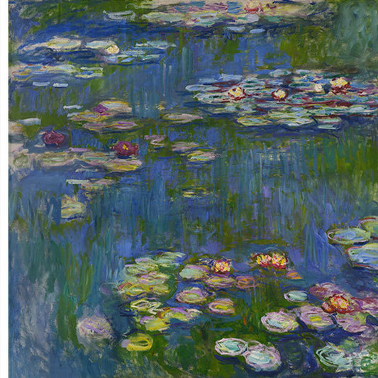 Quadro su tela Casa fra prati colorati
