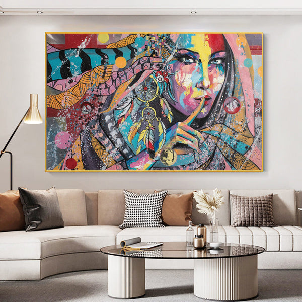 Quadro Graffiti Astratto