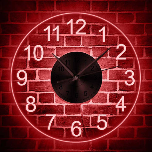 Orologio da parete Aereo rosso blu