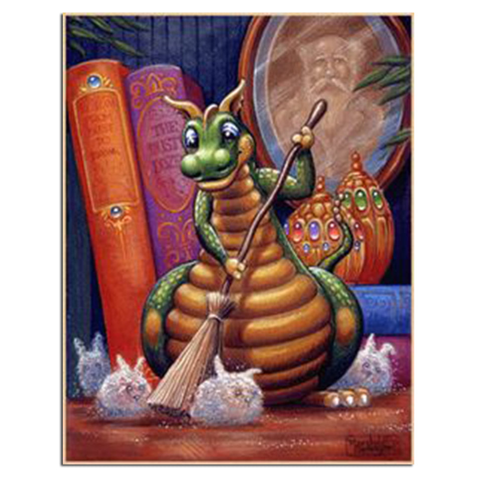 Quadro Diamanti Drago