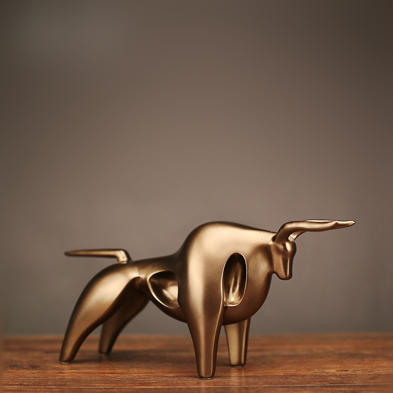 Decorazione Mucca Astratta