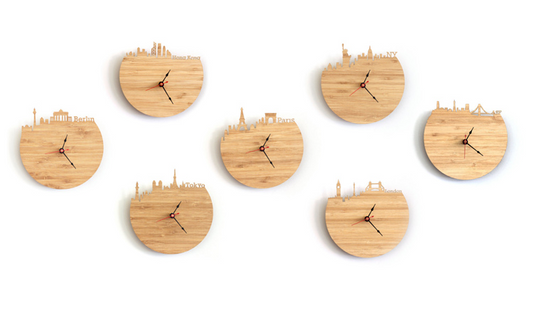 Orologio da parete Skyline hong kong