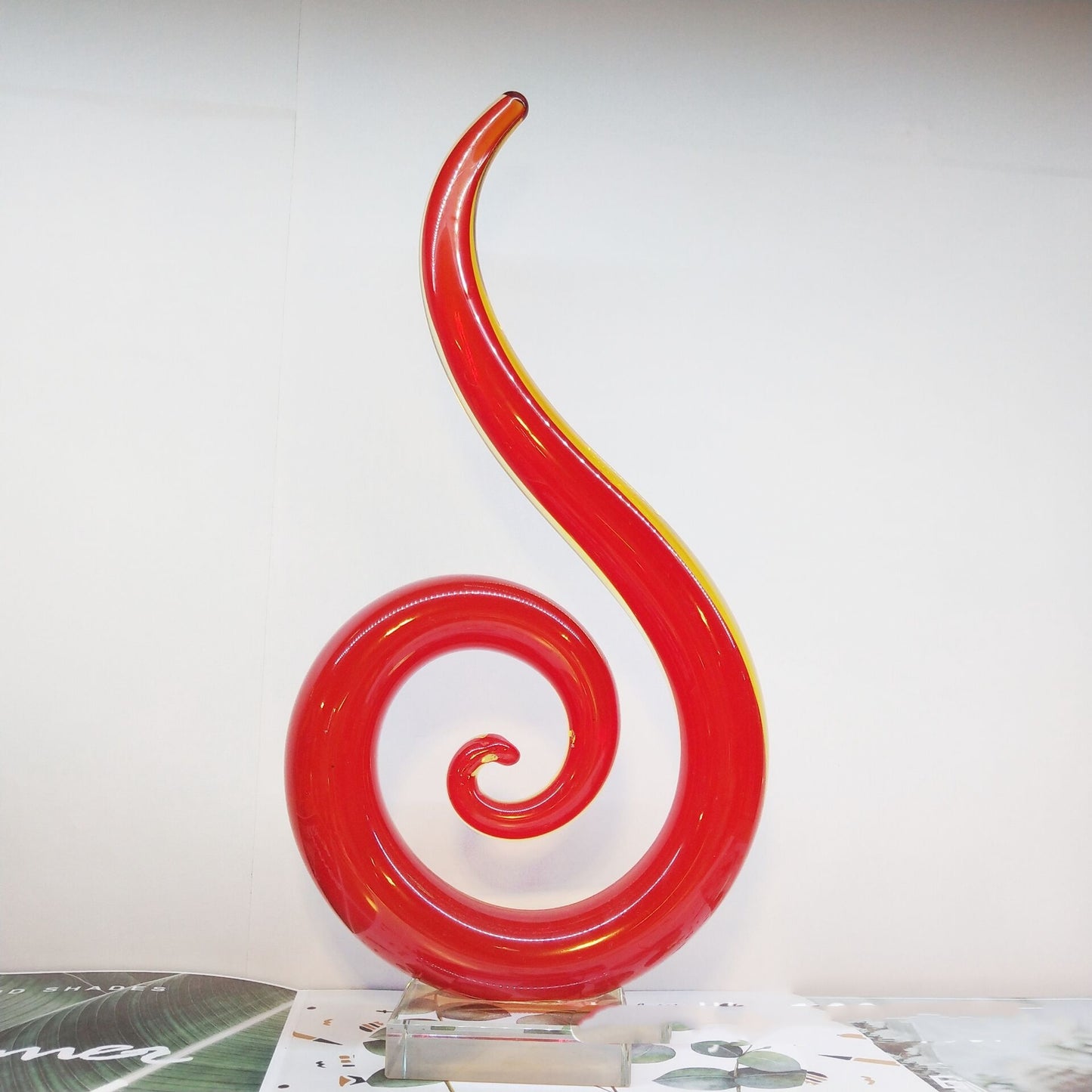 Ornamento vetro astratto
