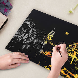 Kit pittura città notturna