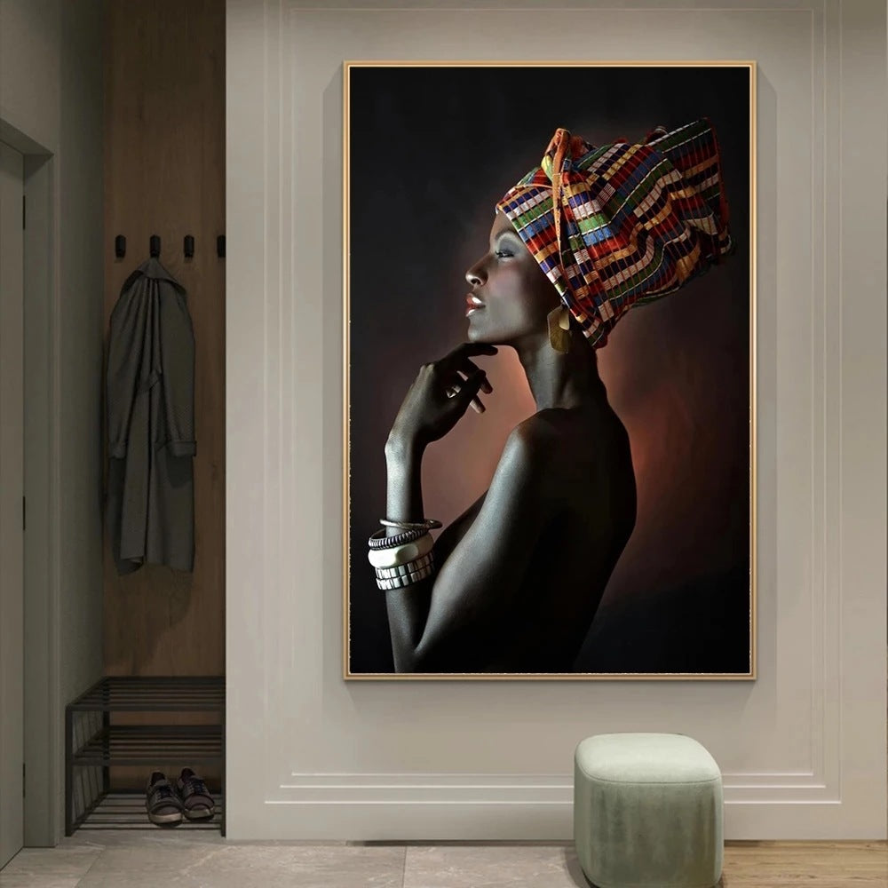 Quadro Donna con Gioielli