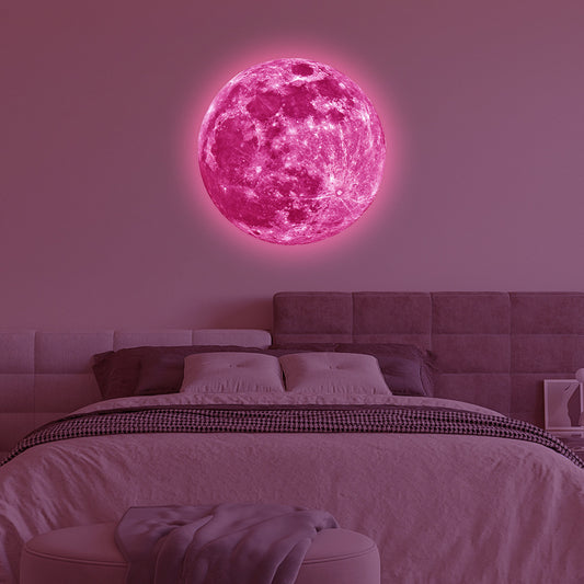 Adesivo murale Luna luminescente