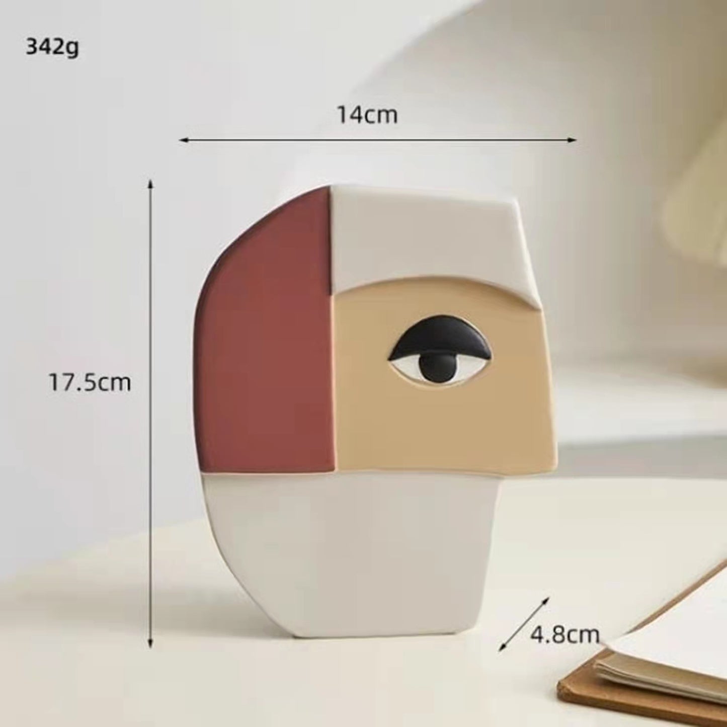 Vaso Volto Astratto